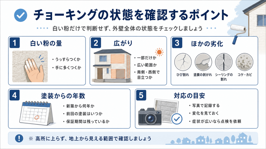 チョーキングの状態を確認するポイントを解説